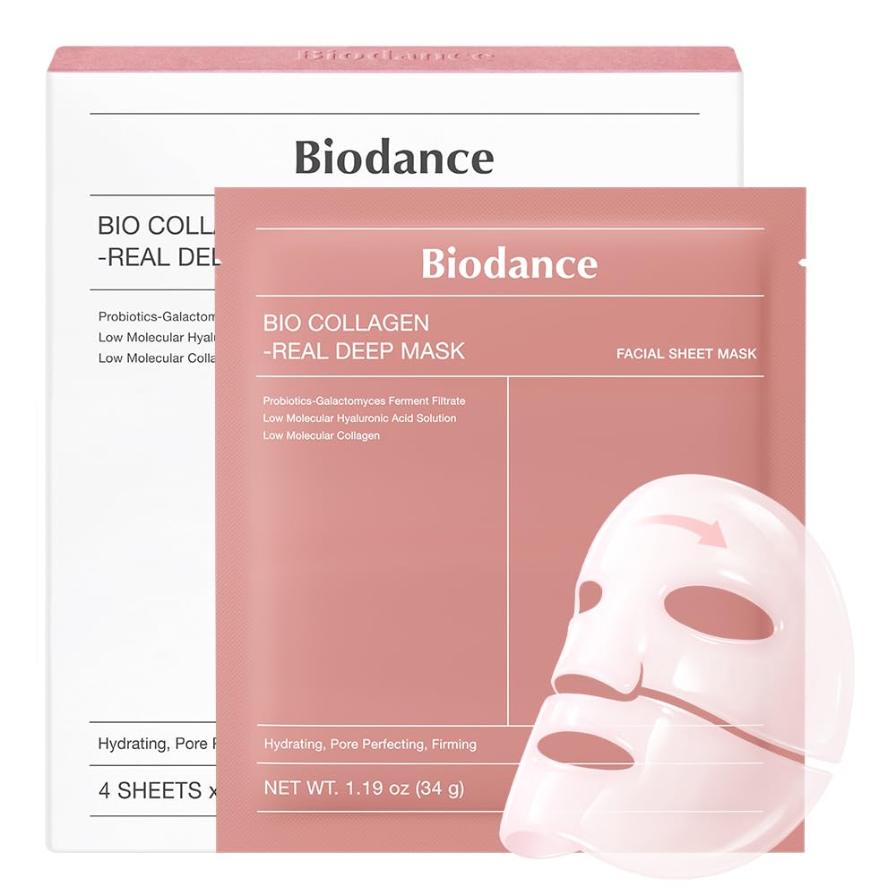 Biodance Organic Collagen Deep Mask, Pack of 4
