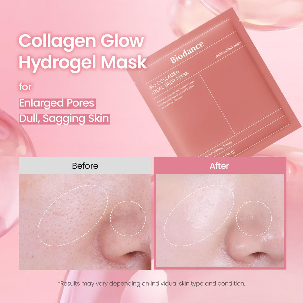 Biodance Organic Collagen Deep Mask, Pack of 4